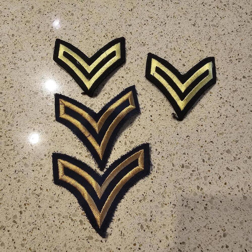 Vintage collectable Chevrons Patches